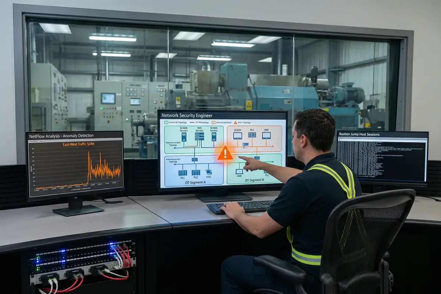 OT/ICS Network Anomaly Monitoring